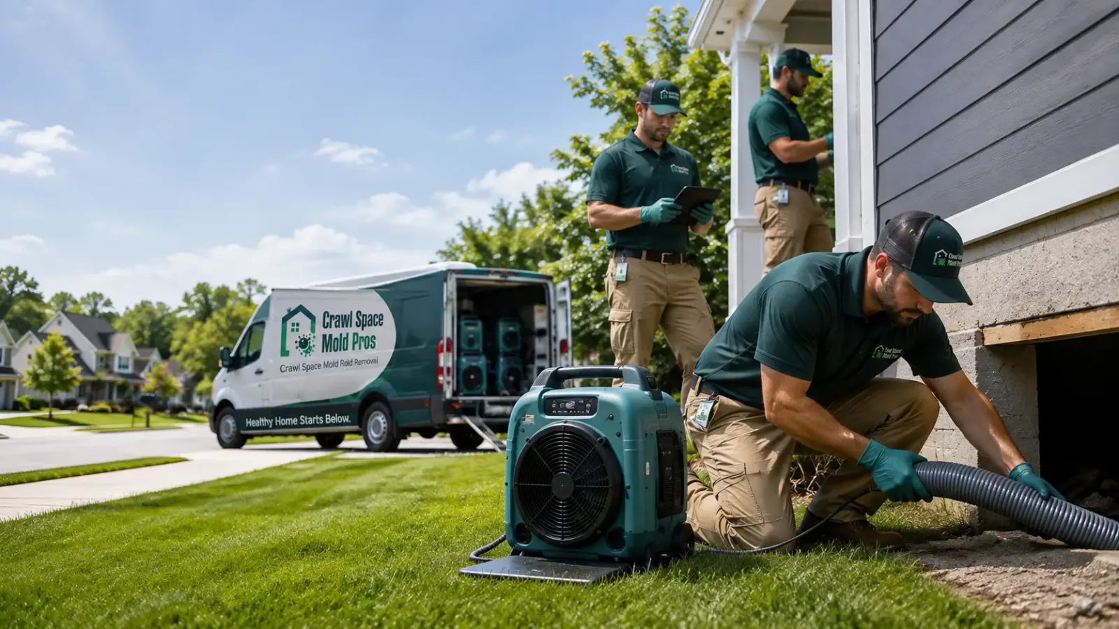 Crawl Space Mold Removal in Jamestown, PA